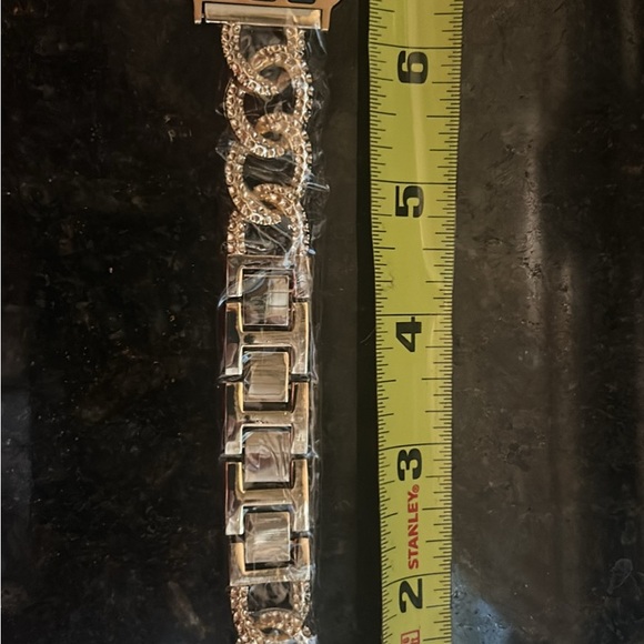 Gold Chain Link Apple Watch Band - Picture 2 of 2